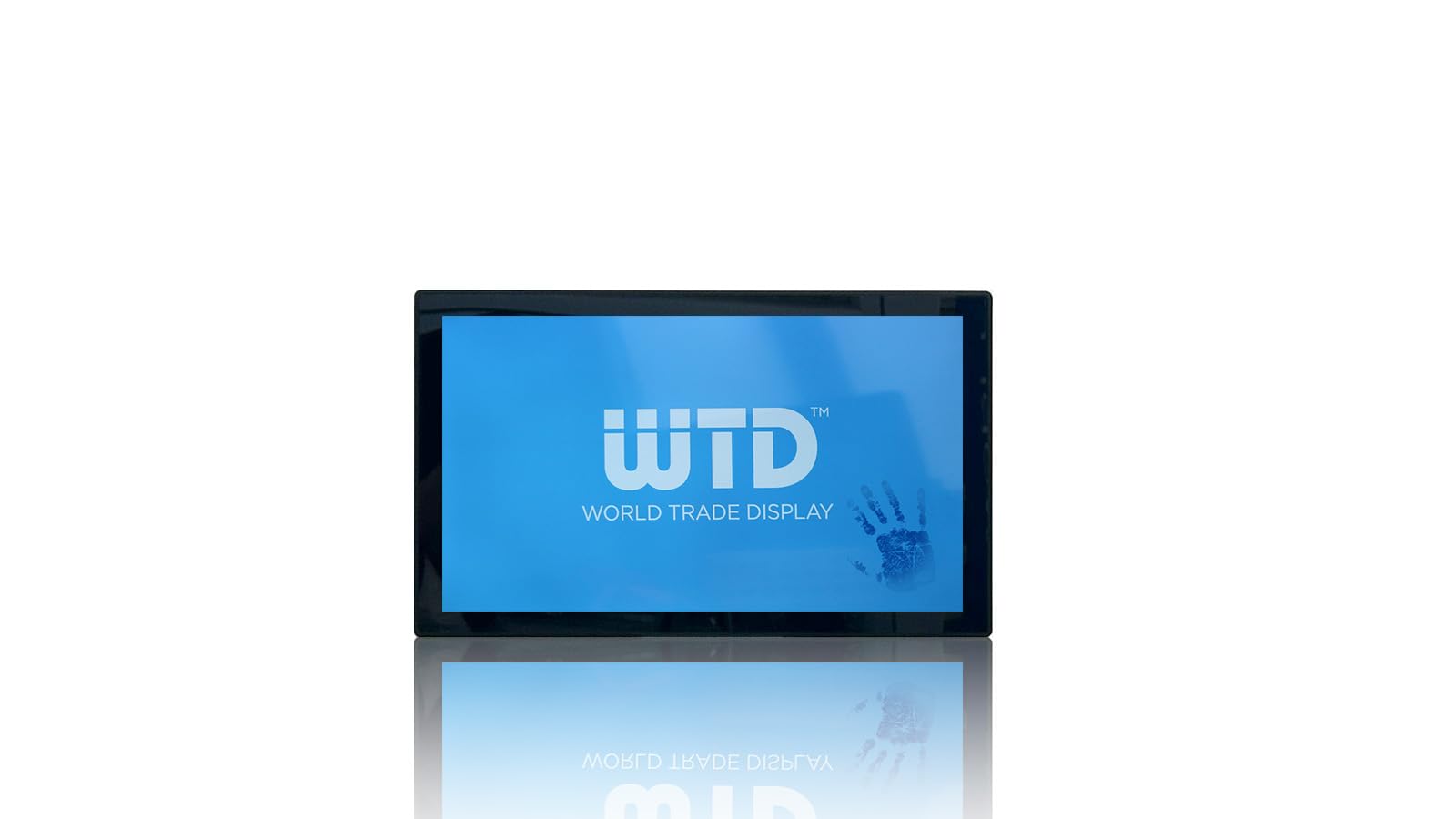 World Trade Display - 32" Touch Monitor Indoor Open Frame Embedded Display, con cornice frontale per installazione a incasso, TACC Series, Wall Mount, PCAP 10-Point, Full HD 1920x1080, 300 nits