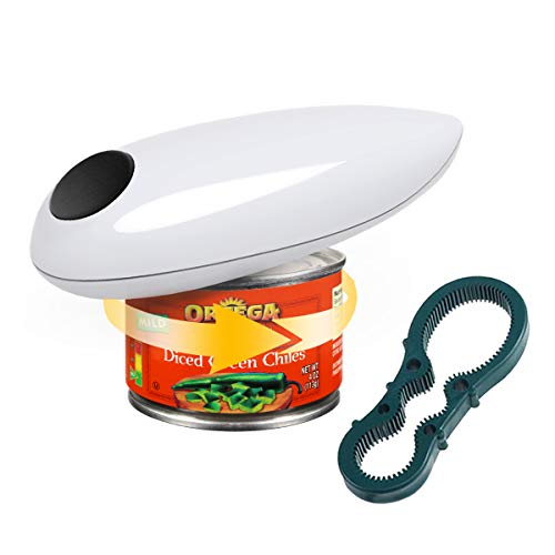 Electric Can Opener,Wolii Smooth Edge Automatic Can Opener for Kitchen Restaurant Can...