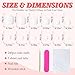 LuckForever 168pc Press on Toenails Women Fake Toe Nails with Glue Tabs, White Fake Toenails Press on Nails Short Square Acrylic Toe Nail Tips Glue on Toenails False Artificial Toe Nails Press ons