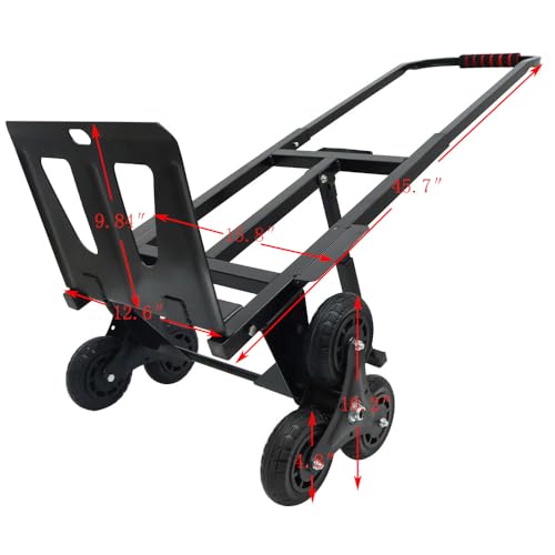 Carretilla plegable con ruedas para escaleras 150 kg miniatura 2
