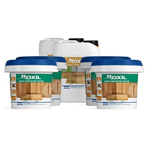 Roxil DIY Shed and Fence Panel Cleaning & Protection Kit - 10 Year Protection from the Elements Cover