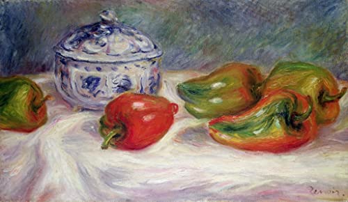 Toile Renoir Nature morte au sucrier pour habiller un mur vide