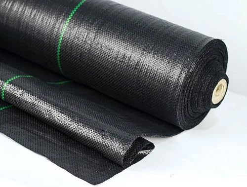 dzięki którym tkały się ogrody Geowłóknina do okrywania gruntu, trwała bariera przeciw chwastom ogrodowym, wytrzymała, 1,2 m x 200(1 * 100m)