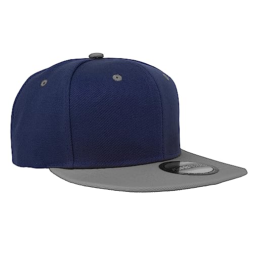 Image of Gelante Snapback Hats for Men - Flat Bill Brim Baseball Cap Hat - Plain Blank Adjustable