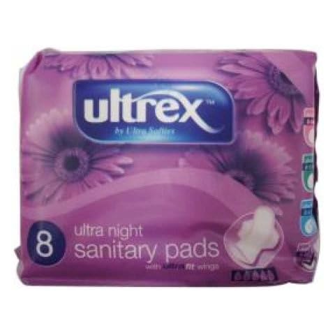 Ultrex Sanitary Pads Night 12PK Cover