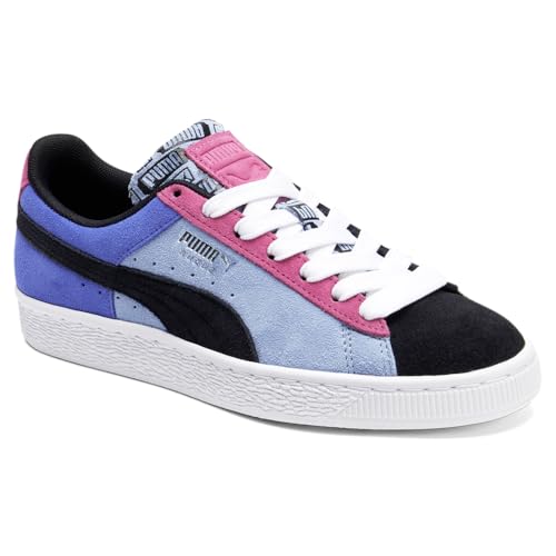 PUMA Womens Suede Classix Perforated Lace Up Sneakers Shoes Casual - Blue, Multi2