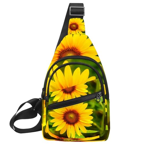 Sac de poitrine femme fleuri, le sac à dos à bandoulière idéal en randonnée