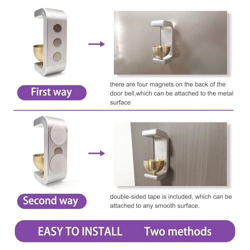 CIZENAL Shopkeepers Bell for Door Opening, Magnetic Door Chime for Business by Cizenal - Used condition - Image 4