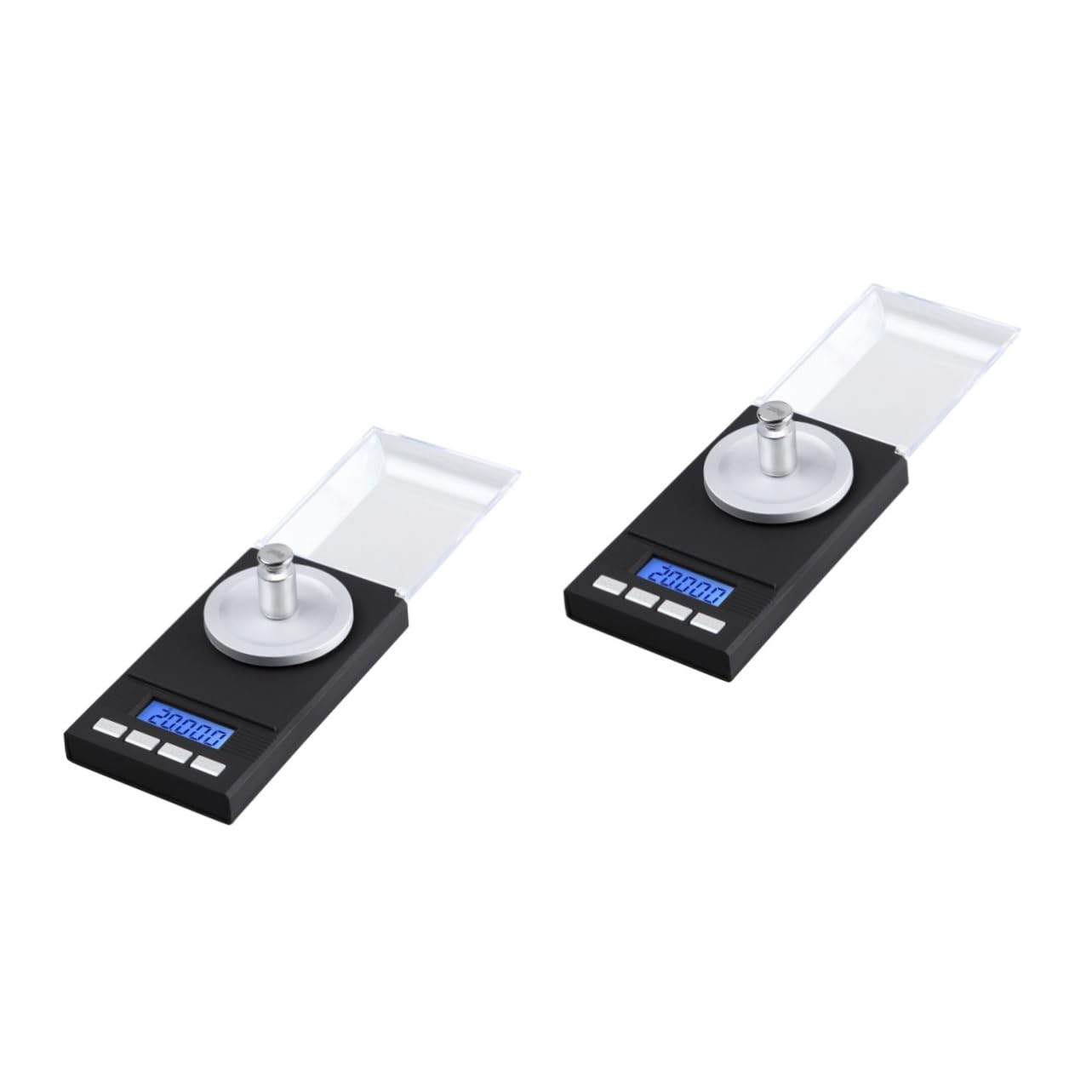 MAGICLULU 2stücke Mini Elektronische Schmuckwaage Tragbare Digitale Feinwaage Mit Wiegeschale Und Pinzette Für Schmuck Versand Und Präzise Messungen Schwarz