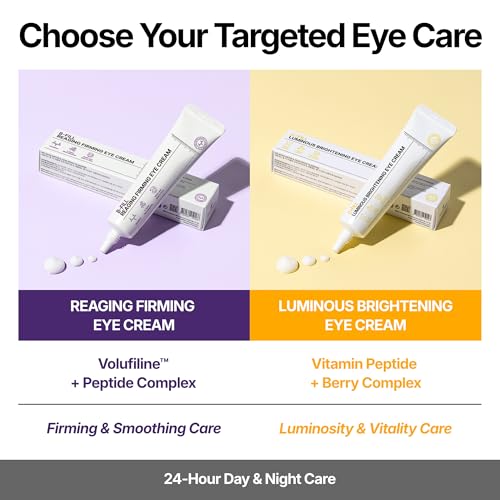 Differ & Deeper Luminous Brightening Eye Cream Eye Moisturizer for Dullness, Dark Circles & Radiant-Looking Skin | K-Beauty Skincare (30ml)