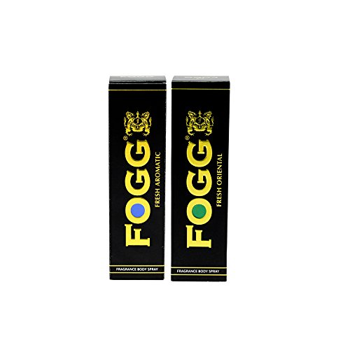 Fogg Combo Of Fresh Deodorant Aromatic And Oriental Black Series For Men, 120Ml (Set Of 2)