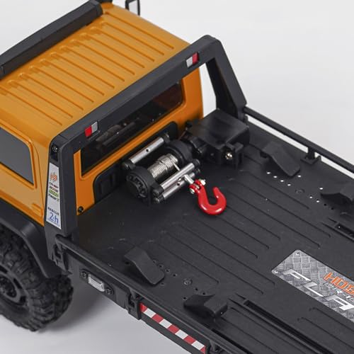 Image of HOBBYPLUS ARKTOS 6x6 V1.5 CR18P Rock Crawler RTR All Terrain - Remote Control Car, Rock Crawler 1 /18 Scale 6WD 2 Speed Transmission Off Road for Adults, RC Hobbyists (Tan)