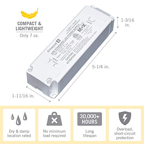 Image of Armacost Lighting 24-Volt 24-Watt LED Power Supply, White 850240