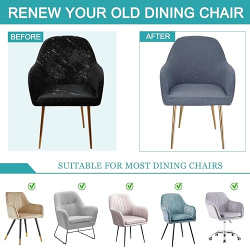 Housse de chaise imperméable et lavable contre taches de nourriture