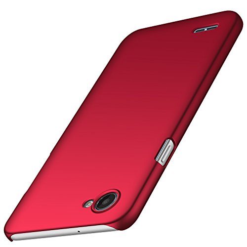 Anccer Funda LG Q6 [Serie Colorida] [Ultra-Delgado] [Ligera] Anti-rasguños Estuche para Case LG Q6 (Rojo Liso)