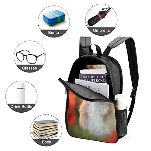 Mochila Corgi de moda para llevar material escolar y equipaje de mano útil 3