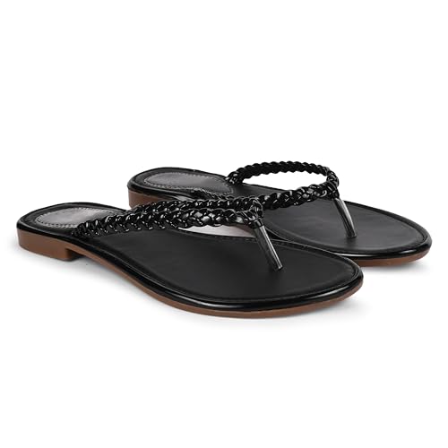 Image of JM LOOKS Women's Casual All Day Flat Slippers Comfortable Sole, Stylish Design, Ideal for Women & Girls