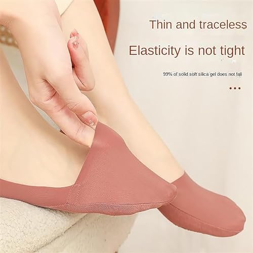 Generic Womens No Show Socks, 3 Count, One Size, White, Solid, Cotton Blend, Non-Slip, Breathable, Seamless4