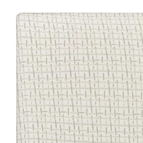 Image of Crane Baby Crib Sheet, Neutral Hashtag Crib Sheets & Toddler Sheets, 100% Cotton Crib Sheets for Standard Crib Mattress(28 inchx 52 inch), Breathable Fitted Crib Sheets for Boys and Girls