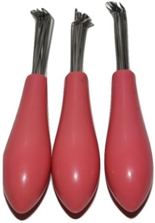 3 Piece Hair Brush Cleaner Tool โ Each order comes with 3 cleaners, perfect for cleaning all types of hair brushes with all types of hair โ perfect for also cleaning pet brushes