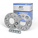 SCC Spurverbreiterungen Spurplatten 2x25mm 5x114,3-14192BES kompatibel mit Kia CARENS Carens Carnival Ceed Magentis NIRO Opirus Optima Pro C