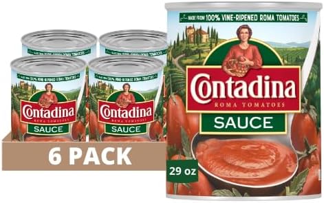 ContadinaTomato Sauce, 29 oz (Pack of 6 Cans)