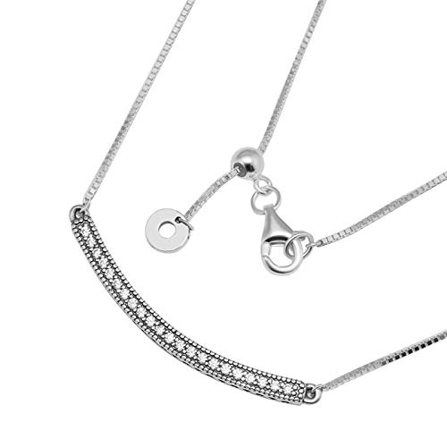 Choker-Halsketten, klare Armbänder aus 100% 925er Sterlingsilber für Damen, Schmuck, Liebes-Statement-Halskette