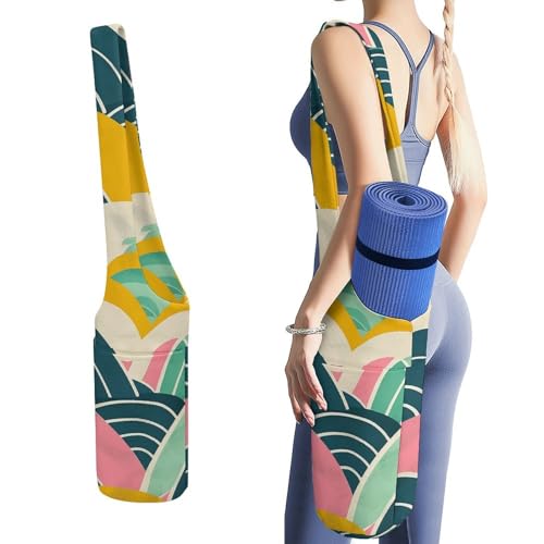 Sac de tapis de yoga en toile grand sac de rangement homme femme