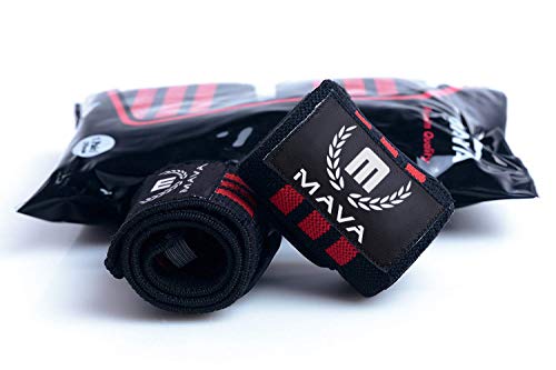 Mava Sports Double-Stitched Support Weightlifting Wrist Wraps For Painless Workouts, Heavy Lifting And Kettlebell, Unisex #TOP7