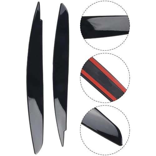 Sourcil phare pour BMW Série 1 E87 E88 E81 E82 2008-2013 paupière de phare noir