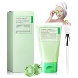 Allony Green Tomato Clay Mask Pore Cleanser, Mascarilla Puntos Negros Facial, Mascarilla de Arcilla para la Cara, Limpia Suavemente los Poros, Calmante y Nutritivo(120g)
