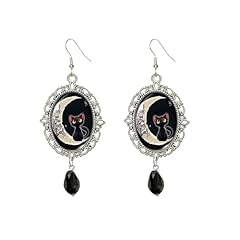 Goth Cat Earrings B