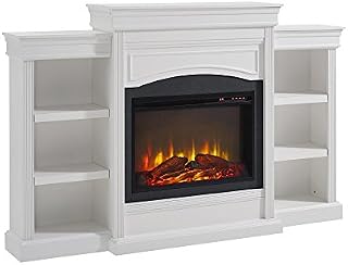 Ameriwood Home Lamont Mantel Fireplace, White