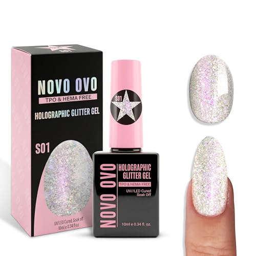 Esmalte en gel reflectante holográfica NOVO OVO 10ml