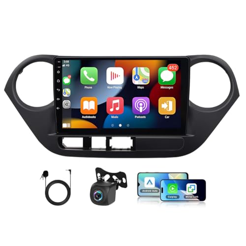 9 Zoll Autoradio für Hyundai I10 2013-2016,Car Radio 2 DIN Avec Wireless Carplay Android Auto GPS Navi Bluetooth WLAN FM/RDS SWC Rückfahrkamera MIC 2+32G Android 14 9 Zoll Autoradio für Hyundai I10 2013-2016,Car Radio 2 DIN Avec Wireless Carplay Android Auto GPS Navi Bluetooth WLAN FM/RDS SWC Rückfahrkamera MIC 2+32G Android 14
