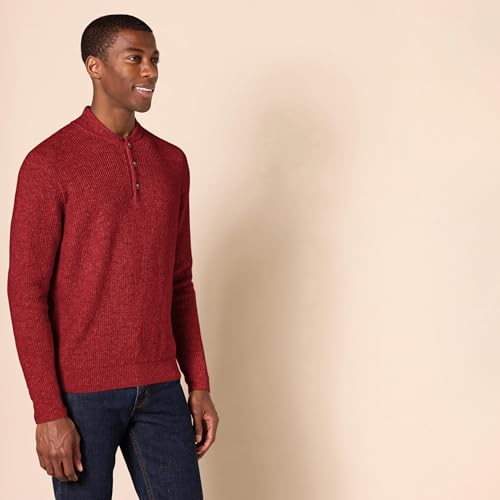 Amazon Essentials Men's Long-Sleeve Soft Touch Henley Sweater - Image 3