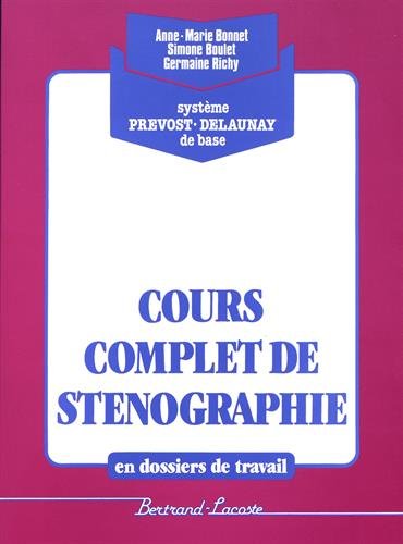  Cours complet de sténographie Livre PDF Gratuit
