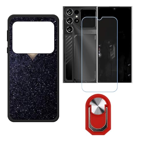 BMPNLSZ �K�p Oukitel C62 GT�p+HD�����K���X�ɓK�����ėpTPU�P�[�X�A�V���J�Q���P�[�X�o���p�[�ی�o�b�N�P�[�X-�ɓK����9�d�x�X�N���C�u�h�~�X�N���[���v���e�N�^(6,88") + ���O���\�Ŕėp�I��360�x��]�\�ȃX�e���g����