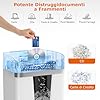 Bonsaii Distruggi Documenti 12 Fogli, Taglio a Croce P-4, Trita CD/Carta/Carta di Credito/Punti Metallici, Cestino 20L, 15 Minuti di Funzionamento Continuo, per Ufficio e Casa, C282-A