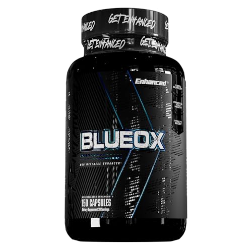 Enhanced Labs - Blue Ox Testosterone Booster- Natural Testosterone Supplement for Increased Strength & Testosterone for Men (150 Capsules)
