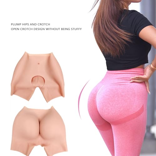 Silicone butt pads shapewear panties for women, breathable hip enhancer lifting pants for crossdresser (M1)2