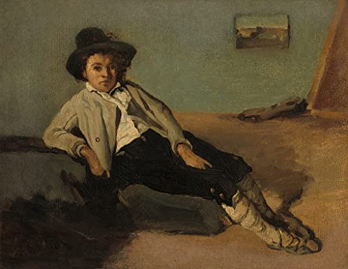 Toile Peinture Murale Corot pour Décoration Salon Elégant 60x90