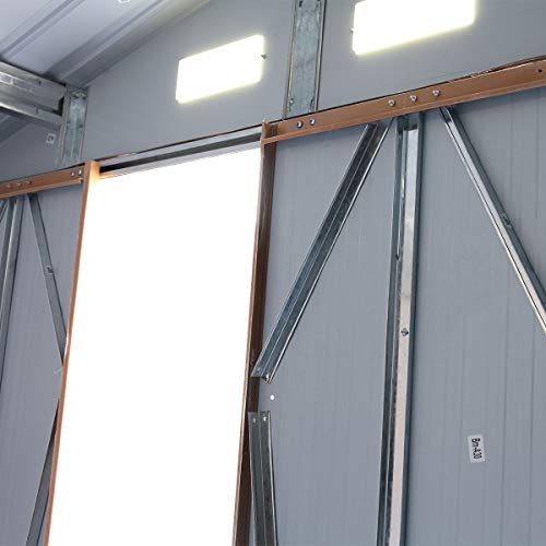 image for JAXPETY 6.3' x 9.1' Outdoor Storage Shed Garden Utility Tool Storage H