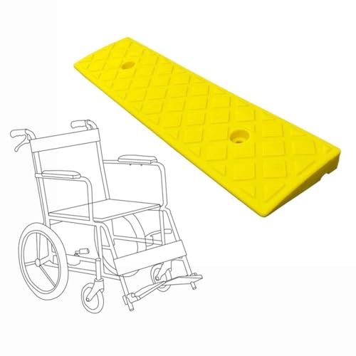 Rampa plástica portátil para silla de ruedas 49x40x17cm