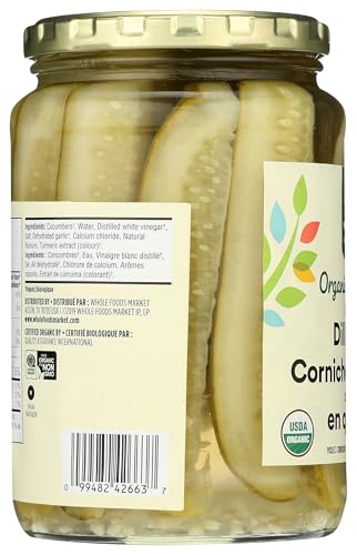 Image of 365 by Whole Foods Market, Organic Kosher Dill Pickle Spears, 24 Fl Oz