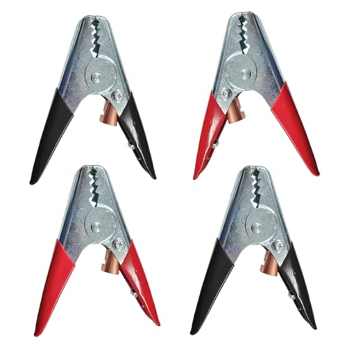 4PCS Battery Jumper Cable Clamps, 1100A Battery Charger Clamps, Car