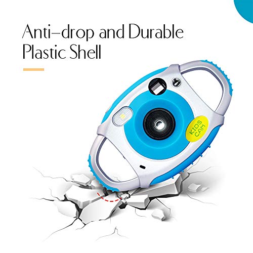 Crianças Câmera Digital 8MP Foto 1080P Vídeo 2.0 Polegadas IPS Tela Bateria de Lítio Embutida com Co