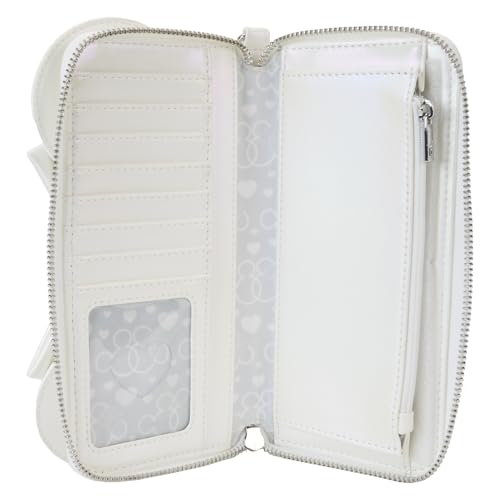 Loungefly Disney Minnie Mouse Iridescent Wedding Wristlet Wallet4