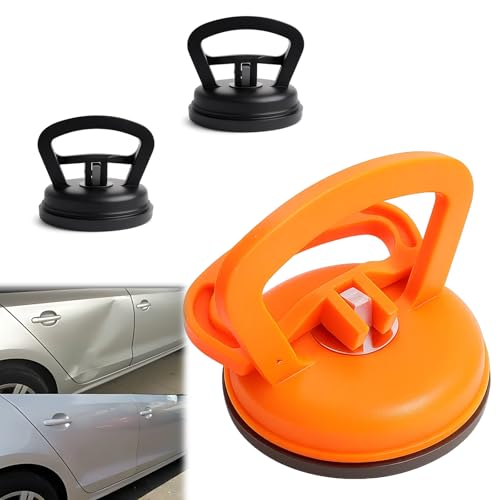 Car Dent Puller, 3 Pcs Suction Cups for Car Dent Removal, Powerful Suction Cups for Repairing Car Dents, Tools for Moving Car Bodies, Glass, Tiles, and Objects, 1 Large (11.5 cm) and 2 Small (5.5 cm)