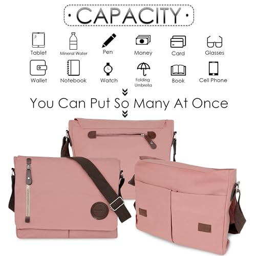 Image of Storite Sling Cross Body Travel Office Business Satchel Messenger One Side Shoulder Bag for Men & Women